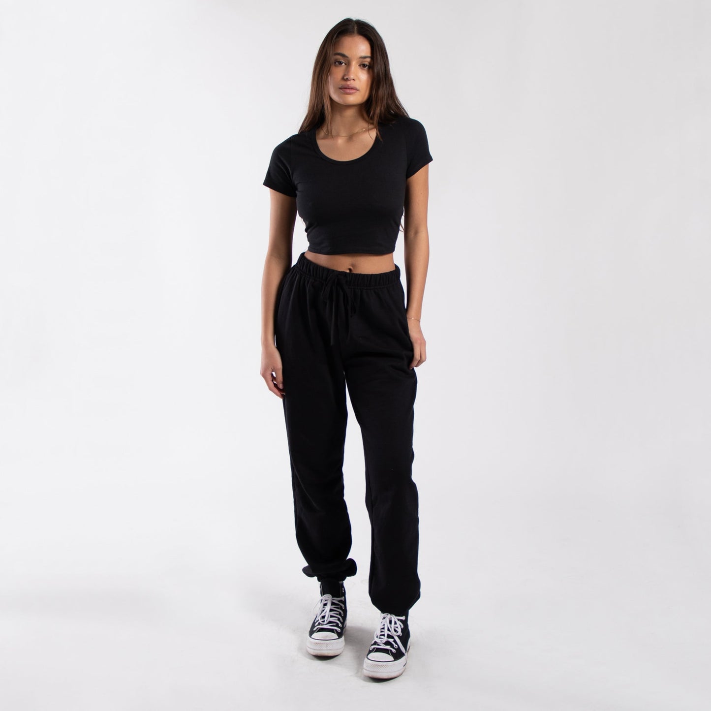 6004 - CLOSEOUT Women's Crop Tee