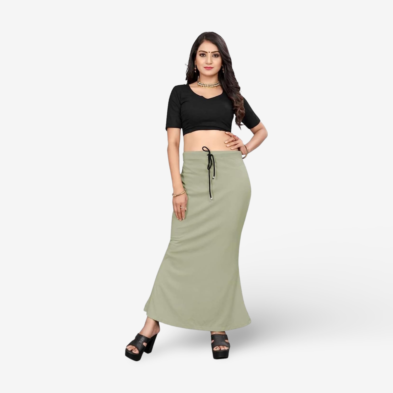 Lycra Saree Shapewear Petticoat for Women by Shreekama