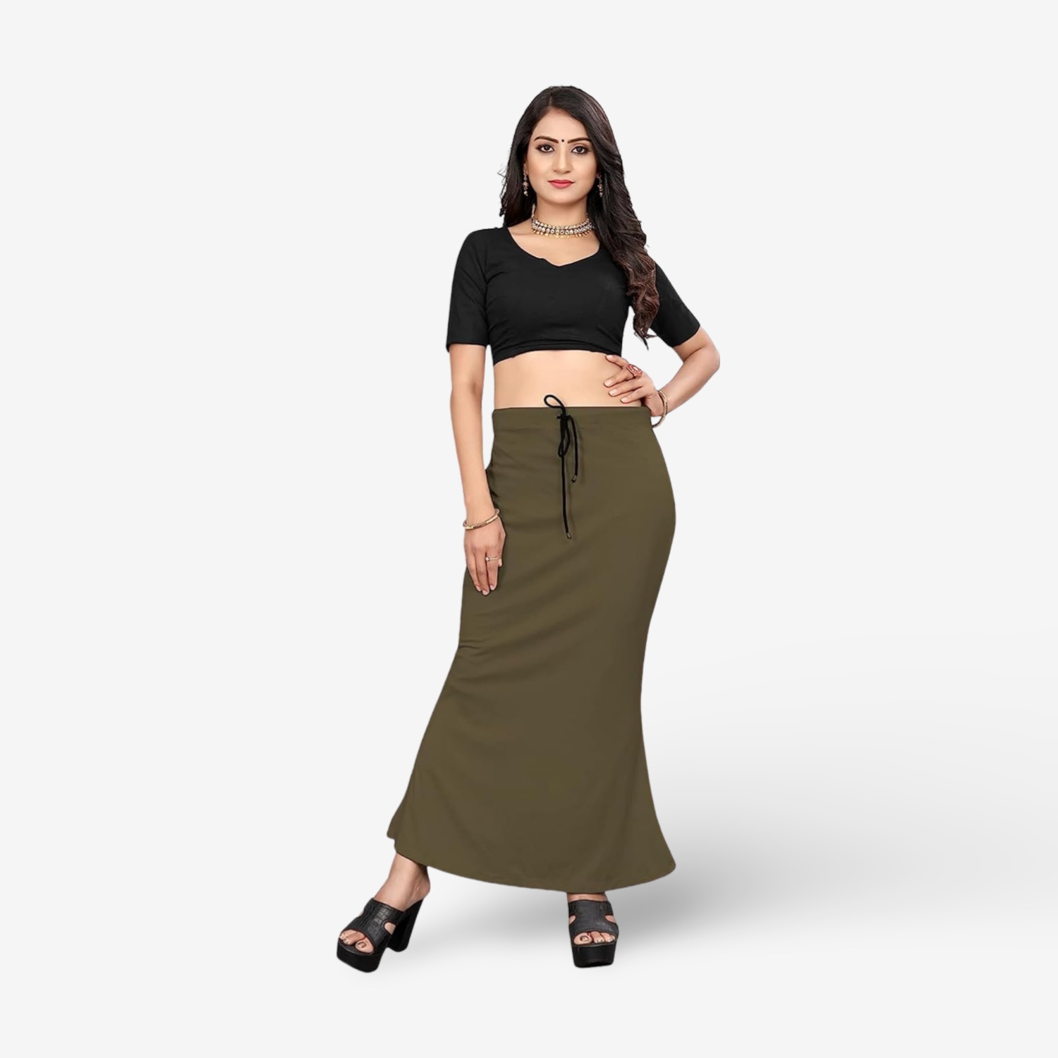 Lycra Saree Shapewear Petticoat for Women by Shreekama