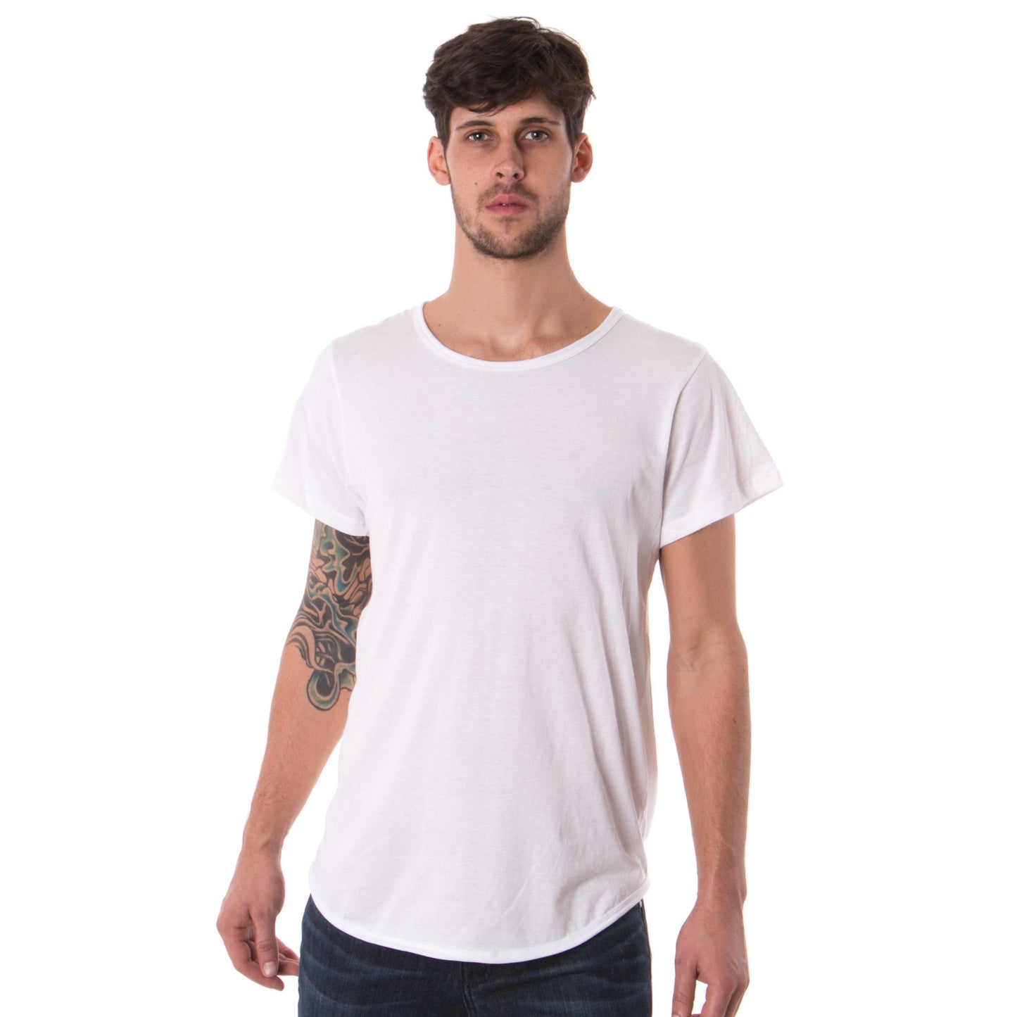 3011 - CLOSEOUT Unisex Curved Hem Tee